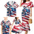 USA Rugby Family Matching Mermaid Dress and Hawaiian Shirt Summer Paris 2024 - Wonder Print Shop