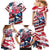 USA Rugby Family Matching Mermaid Dress and Hawaiian Shirt Summer Paris 2024 - Wonder Print Shop