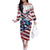 USA Rugby Family Matching Off The Shoulder Long Sleeve Dress and Hawaiian Shirt Summer Paris 2024 - Wonder Print Shop