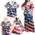 USA Rugby Family Matching Off Shoulder Maxi Dress and Hawaiian Shirt Summer Paris 2024 - Wonder Print Shop