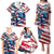 USA Rugby Family Matching Puletasi and Hawaiian Shirt Summer Paris 2024 - Wonder Print Shop