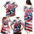 USA Rugby Family Matching Puletasi and Hawaiian Shirt Summer Paris 2024 - Wonder Print Shop