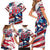 USA Rugby Family Matching Short Sleeve Bodycon Dress and Hawaiian Shirt Summer Paris 2024 - Wonder Print Shop