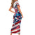 USA Rugby Family Matching Short Sleeve Bodycon Dress and Hawaiian Shirt Summer Paris 2024 - Wonder Print Shop