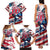 USA Rugby Family Matching Tank Maxi Dress and Hawaiian Shirt Summer Paris 2024 - Wonder Print Shop