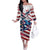 USA Rugby Off The Shoulder Long Sleeve Dress Summer Paris 2024 - Wonder Print Shop