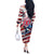 USA Rugby Off The Shoulder Long Sleeve Dress Summer Paris 2024 - Wonder Print Shop