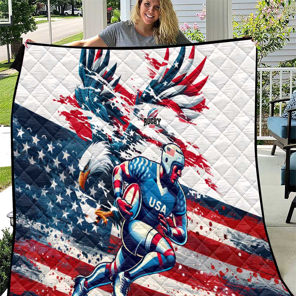 USA Rugby Quilt Summer Paris 2024