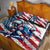 USA Rugby Quilt Bed Set Summer Paris 2024 - Wonder Print Shop