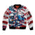 USA Rugby Sleeve Zip Bomber Jacket Summer Paris 2024 - Wonder Print Shop