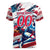 USA Rugby Women V-Neck T-Shirt Summer Paris 2024 - Wonder Print Shop