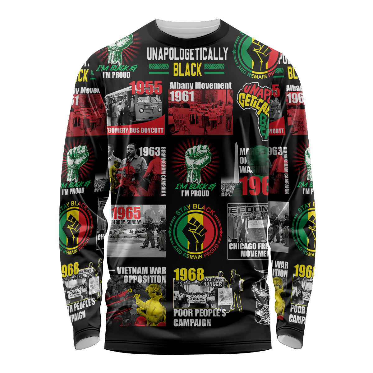 civil-rights-movement-long-sleeve-shirt-poster-art-black-pride