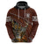 Deer Hunting Hoodie In The Forest Brown - Wonder Print Shop