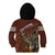 Deer Hunting Kid Hoodie In The Forest Brown - Wonder Print Shop