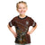 Deer Hunting Kid T Shirt In The Forest Brown - Wonder Print Shop