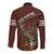 Deer Hunting Long Sleeve Button Shirt In The Forest Brown - Wonder Print Shop