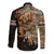 Deer Hunting Long Sleeve Button Shirt Autumn Forest - Wonder Print Shop