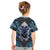 Wild Deer Hunting Kid T Shirt Skull Blue Art - Wonder Print Shop