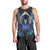 Wild Deer Hunting Men Tank Top Skull Blue Art - Wonder Print Shop