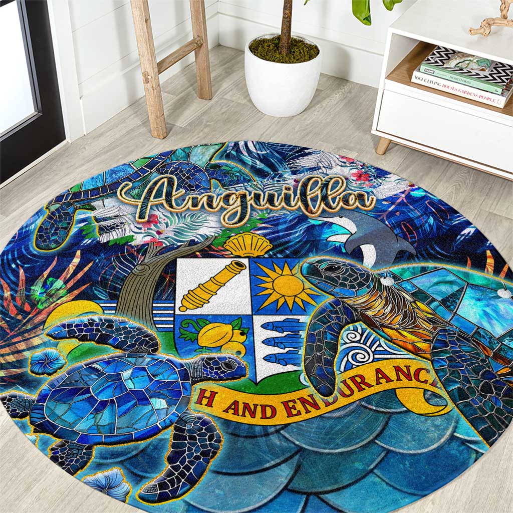 Anguilla Round Carpet - Wonder Print Shop