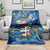 Aruba Blanket Sea Turtle Tropical Pattern