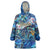 Aruba Wearable Blanket Hoodie Sea Turtle Tropical Pattern