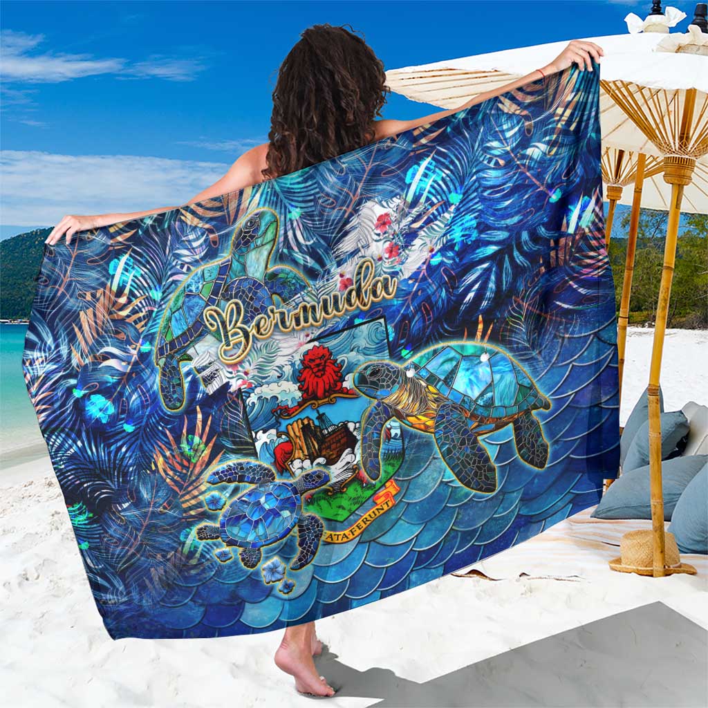 Bermuda Sarong Sea Turtle Tropical Pattern