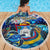 Sint Maarten Beach Blanket Sea Turtle Tropical Pattern