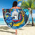 Sint Maarten Beach Blanket Sea Turtle Tropical Pattern