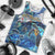 Sint Maarten Men Tank Top Sea Turtle Tropical Pattern