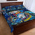 Sint Maarten Quilt Bed Set Sea Turtle Tropical Pattern - Wonder Print Shop