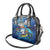 Sint Maarten Shoulder Handbag Sea Turtle Tropical Pattern - Wonder Print Shop