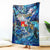 Sint Eustatius Blanket Sea Turtle Tropical Pattern