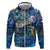 Sint Eustatius Zip Hoodie Sea Turtle Tropical Pattern - Wonder Print Shop