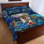 Saint Martin Quilt Bed Set Sea Turtle Tropical Pattern - Wonder Print Shop