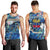 Saint Barthelemy Men Tank Top Sea Turtle Tropical Pattern