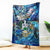 Saba Blanket Sea Turtle Tropical Pattern