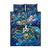 Saba Quilt Bed Set Sea Turtle Tropical Pattern - Wonder Print Shop