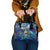 Saba Shoulder Handbag Sea Turtle Tropical Pattern - Wonder Print Shop