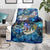 Montserrat Blanket Sea Turtle Tropical Pattern