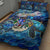 Montserrat Quilt Bed Set Sea Turtle Tropical Pattern - Wonder Print Shop