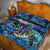 Montserrat Quilt Bed Set Sea Turtle Tropical Pattern - Wonder Print Shop