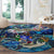 Montserrat Round Carpet Sea Turtle Tropical Pattern - Wonder Print Shop