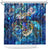 Montserrat Shower Curtain Sea Turtle Tropical Pattern - Wonder Print Shop