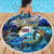 Bay Islands Department Beach Blanket Sea Turtle Tropical Pattern