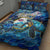 Bay Islands Department Quilt Bed Set Sea Turtle Tropical Pattern - Wonder Print Shop