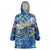 Bay Islands Department Wearable Blanket Hoodie Sea Turtle Tropical Pattern