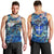 Martinique Men Tank Top Sea Turtle Tropical Pattern