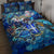 Martinique Quilt Bed Set Sea Turtle Tropical Pattern - Wonder Print Shop