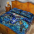 Martinique Quilt Bed Set Sea Turtle Tropical Pattern - Wonder Print Shop